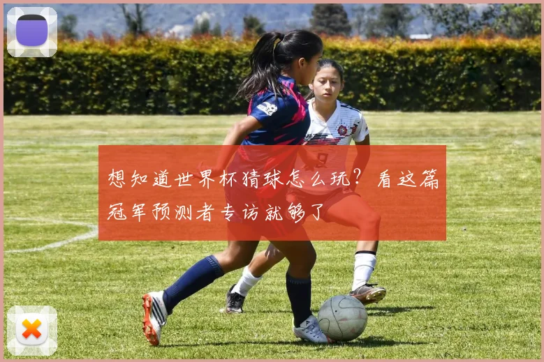 想知道世界杯猜球怎么玩？看这篇冠军预测者专访就够了