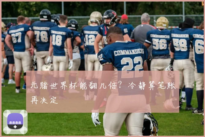 元赌世界杯能翻几倍？冷静算笔账再决定